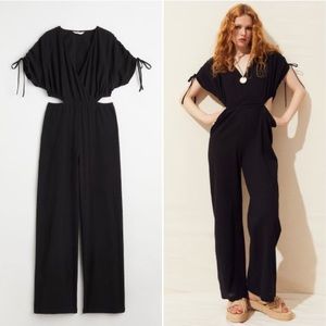 NWOT H&M Cut Out Jumpsuit Sz M